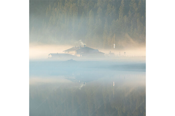 Ein Morgen am Esterberg | Seitenverhältnis 1:1