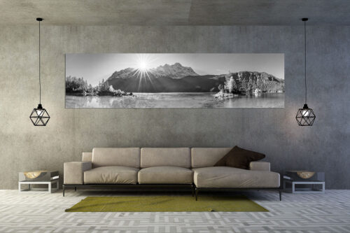 Einsame Bucht | Größe ca. 320x80cm, Seitenverhältnis 4:1