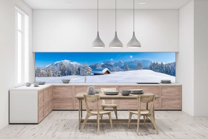 Beeindruckendes Karwendel II | Größe ca. 400x100cm, Seitenverhältnis 4:1