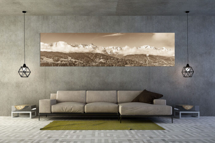 Frühling und Winter | Größe ca. 320x80cm, Seitenverhältnis 4:1