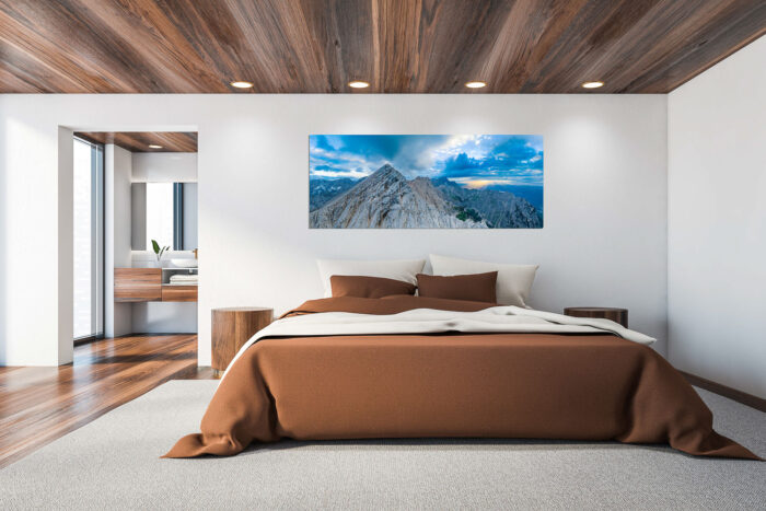 Alpspitz Nord | Größe ca. 200x80cm, Seitenverhältnis 2,5:1