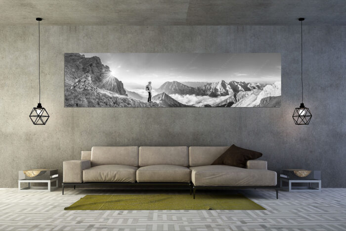 Die Gedanken sind frei | Größe ca. 320x80cm, Seitenverhältnis 4:1