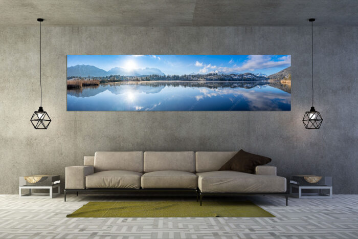 Doppelpanorama | Größe ca. 320x80cm, Seitenverhältnis 4:1