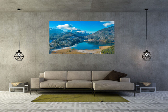 Novembermorgen am Barmsee | Größe ca. 200x100cm, Seitenverhältnis 2:1