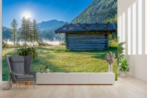 Ein Morgen am Ferchensee | Größe ca. 300x200cm, Seitenverhältnis 3:2