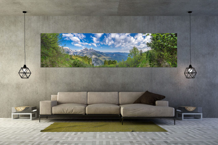 Bella Vista | Größe ca. 320x80cm, Seitenverhältnis 4:1