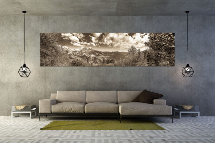 Bella Vista | Größe ca. 320x80cm, Seitenverhältnis 4:1