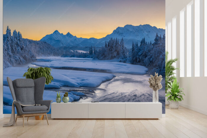 Eisige Idylle | Größe ca. 300x200cm, Seitenverhältnis 3:2