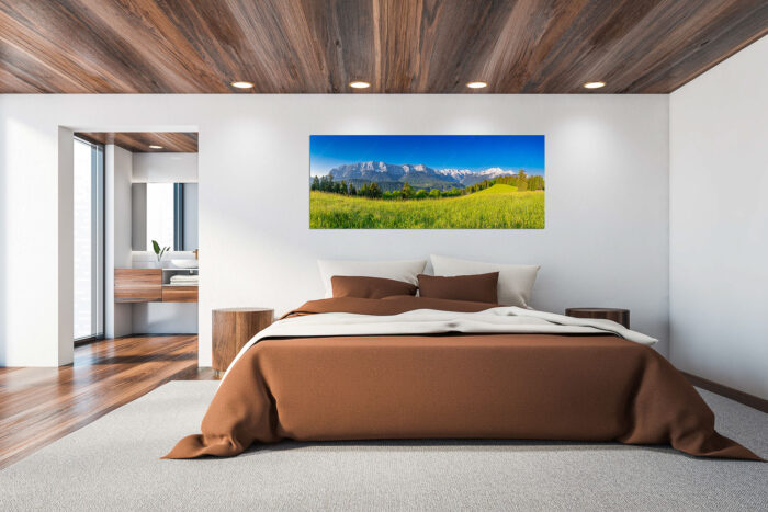 Sommerwiesenpanorama | Größe ca. 200x80cm, Seitenverhältnis 2,5:1