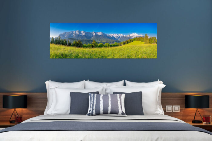 Sommerwiesenpanorama | Größe ca. 180x60cm, Seitenverhältnis 3:1