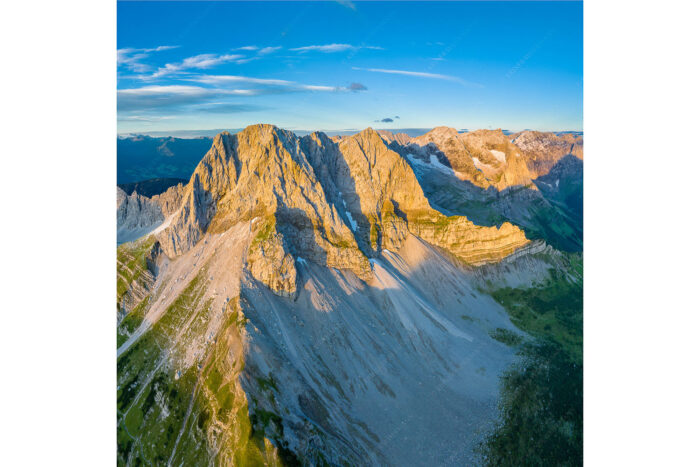 Lamsen- und Spritzkarspitze | Seitenverhältnis 1:1