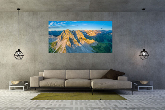 Lamsen- und Spritzkarspitze | Größe ca. 200x100cm, Seitenverhältnis 2:1