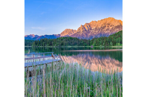 Lautersee Karwendel II | Seitenverhältnis 1:1