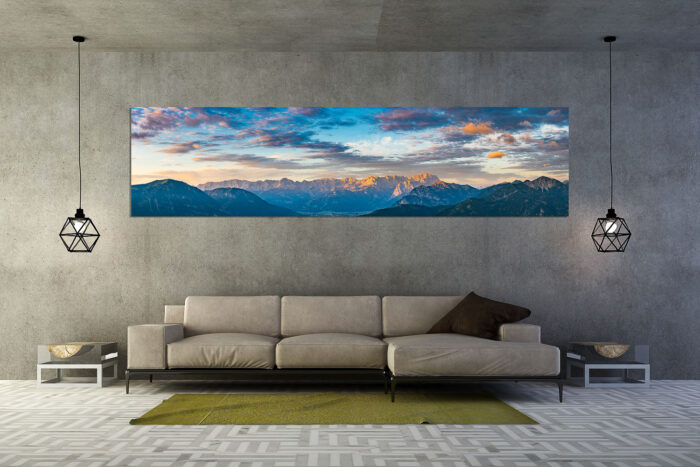 Der Himmel tut sich auf | Größe ca. 320x80cm, Seitenverhältnis 4:1