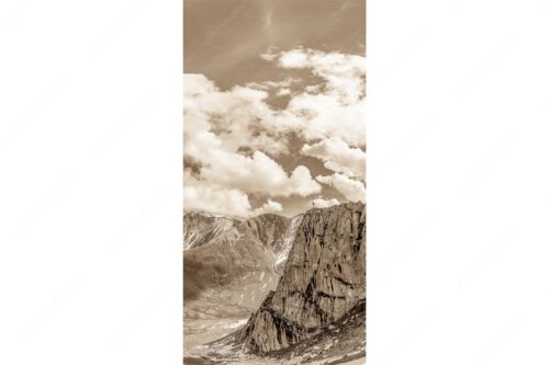 Bergsteiger mit Blick aufs Gatterl und kleinem Wanner im Wettersteingenbirge - Gatterlblick - Seitenverhältnis 1:2 - Gatterl und Hochwanner im Wetterstein - weitere Infos unter https://www.kriner-weiermann.de